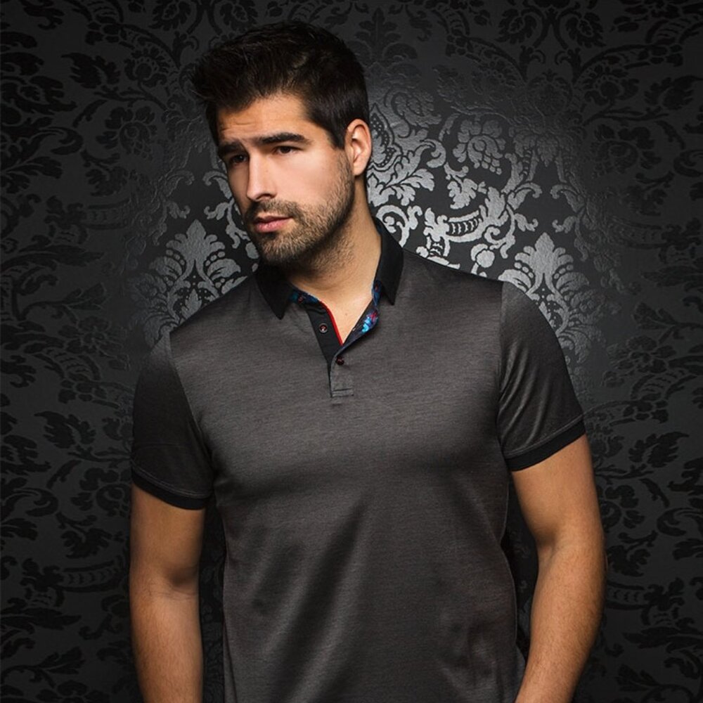 Au Noir Polo | Andrew Black - Medium (BRAND NEW)